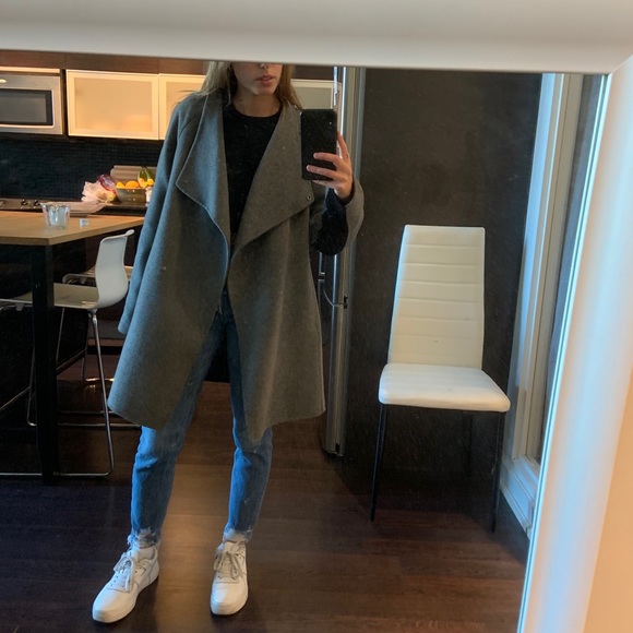 VINCE two toned sweater coat - Picture 6 of 7